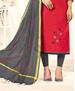 Picture of Exquisite Red Straight Cut Salwar Kameez