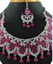 Picture of Elegant Ruby Necklace Set