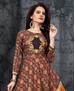 Picture of Good Looking Brown Readymade Gown