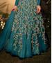Picture of Pretty Aqua Blue Party Wear Gown
