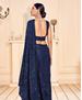 Picture of Charming Navy Blue Casual Saree