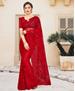 Picture of Taking Red Net Saree