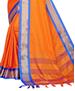 Picture of Well Formed Orange Casual Saree