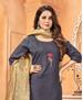 Picture of Bewitching Black Straight Cut Salwar Kameez