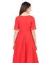 Picture of Well Formed Red Western Dress