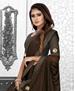 Picture of Beautiful Brown Casual Saree