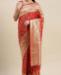 Picture of Sightly Red Silk Saree