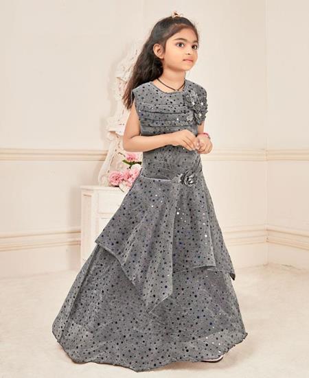 Picture of Comely Grey Kids Gown