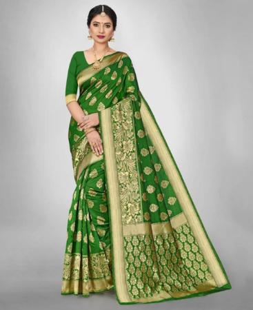 Picture of Appealing Green Casual Saree