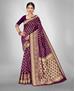 Picture of Bewitching Bargandi Casual Saree