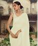 Picture of Resplendent Off White Casual Saree