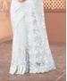 Picture of Amazing White Net Saree