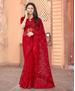 Picture of Statuesque Red Net Saree