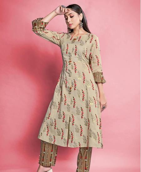 Picture of Comely Beige Kurtis & Tunic