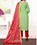 Picture of Radiant Green Straight Cut Salwar Kameez
