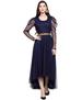 Picture of Classy Navy Blue Readymade Gown