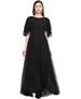 Picture of Fascinating Black Readymade Gown