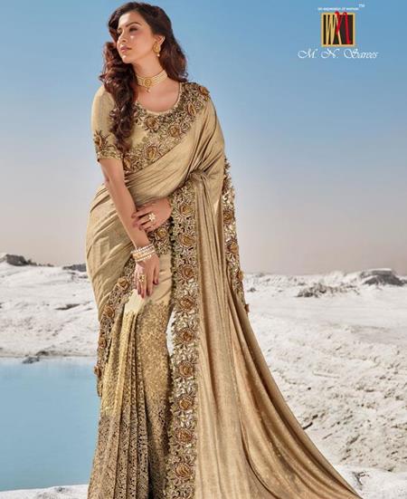Picture of Sublime Chiku Net Saree