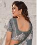 Picture of Superb Grey Party Wear Saree