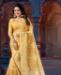 Picture of Gorgeous Yellow Casual Saree
