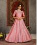 Picture of Good Looking Light Pink Party Wear Gown