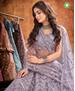 Picture of Well Formed Grey Lehenga Choli