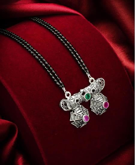 Picture of Pretty Silver Mangalsutra