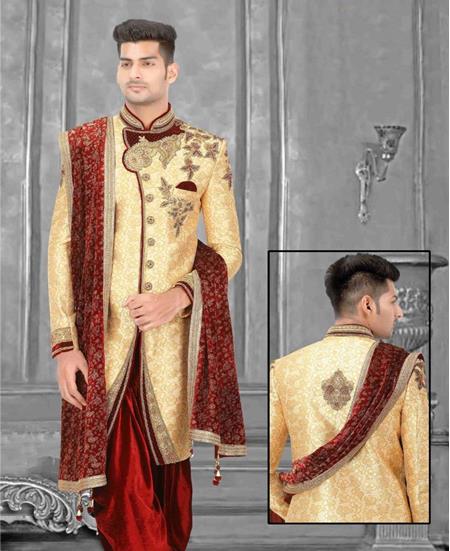 Picture of Alluring Gold Sherwani