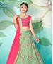 Picture of Comely Pink Kids Lehenga Choli