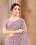 Picture of Charming Lavender Net Saree