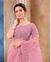 Picture of Charming Pink Net Saree