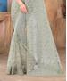 Picture of Well Formed Dusty Pista Net Saree