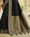 Picture of Elegant Black Silk Saree