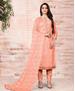Picture of Sightly Peach Cotton Salwar Kameez