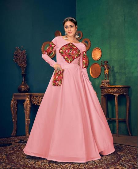 Buy Latest Pink Color Indian Gown Online at Best Price