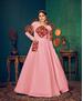 Picture of Shapely Pink Party Wear Gown