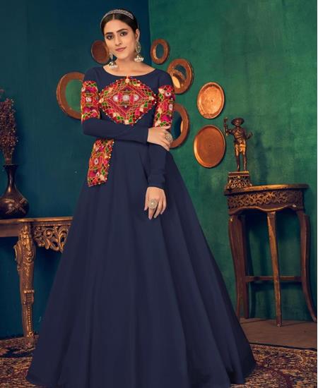 Picture of Resplendent Blue Party Wear Gown