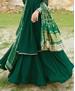 Picture of Graceful Dark Green Readymade Gown