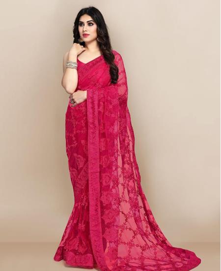 Picture of Radiant Rani Pink Casual Saree