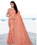 Picture of Well Formed Dusty Peach Designer Saree