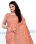 Picture of Well Formed Dusty Peach Designer Saree