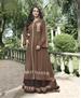 Picture of Beauteous Brown Readymade Gown