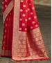 Picture of Graceful Red Silk Saree