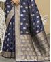 Picture of Appealing Mouse Grey Silk Saree