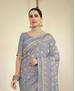 Picture of Admirable Grey Chiffon Saree