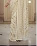 Picture of Sublime Off White Chiffon Saree