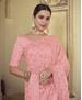 Picture of Superb Pink Chiffon Saree