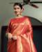 Picture of Amazing Red Silk Saree