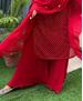 Picture of Sightly Red Readymade Salwar Kameez