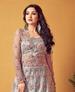 Picture of Marvelous Grey Party Wear Gown